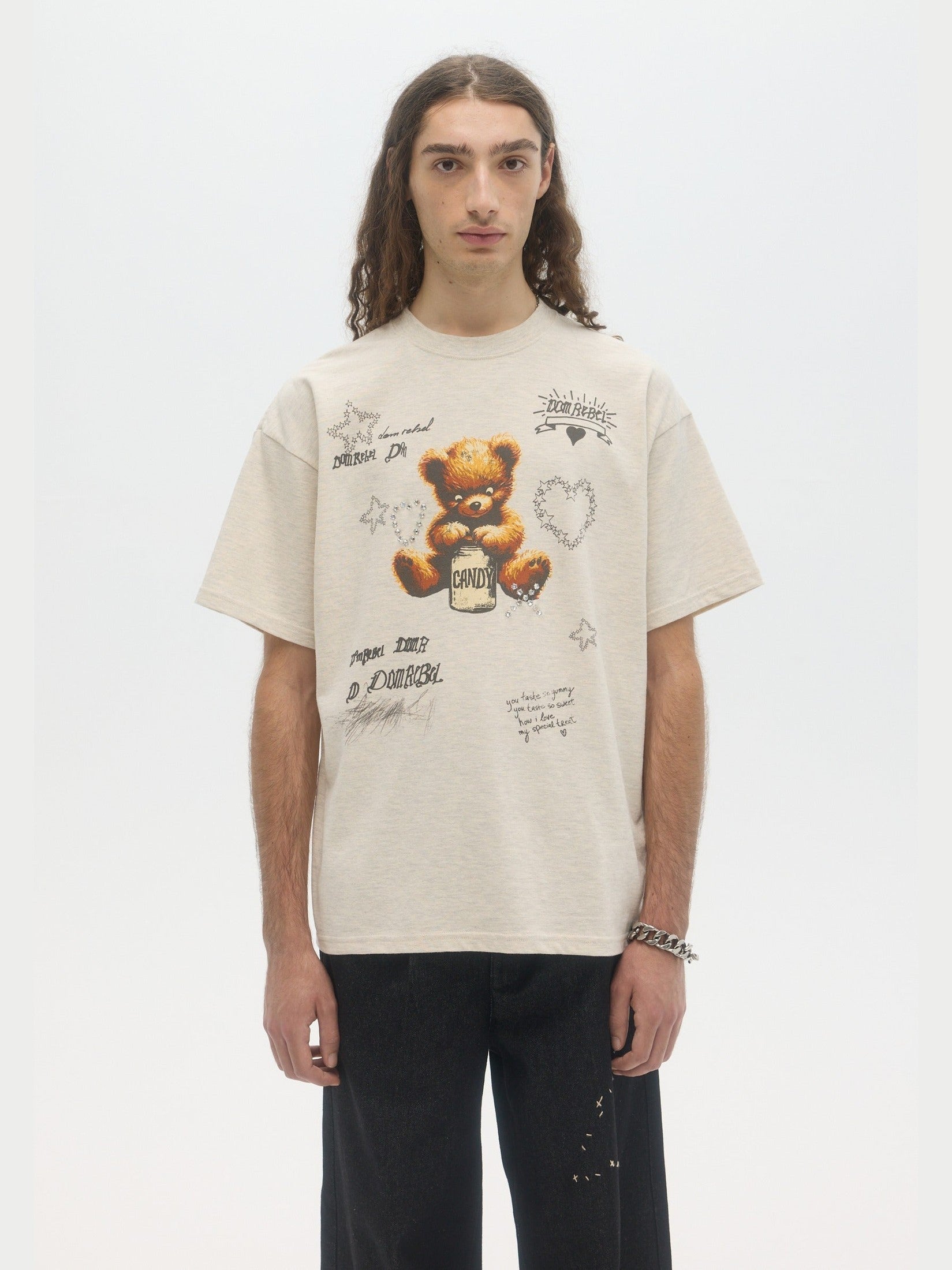 Treats t-shirt greige