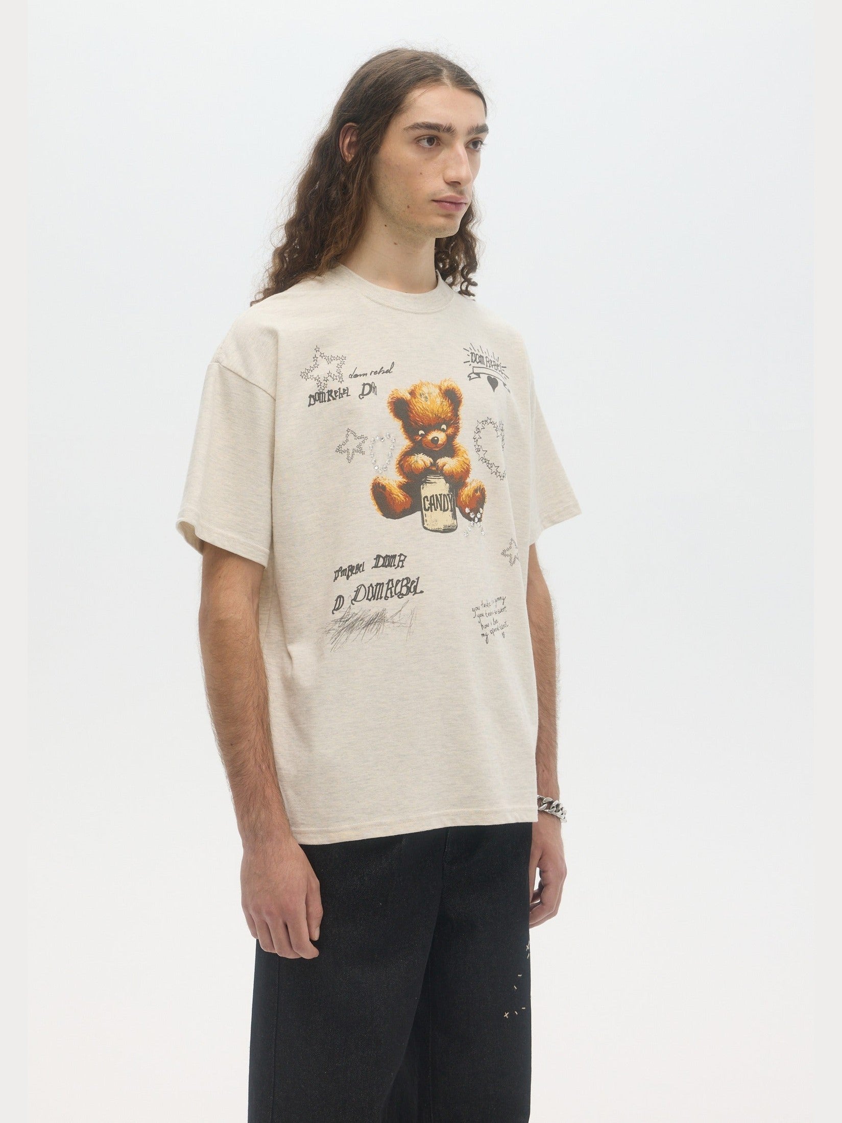 Treats t-shirt greige