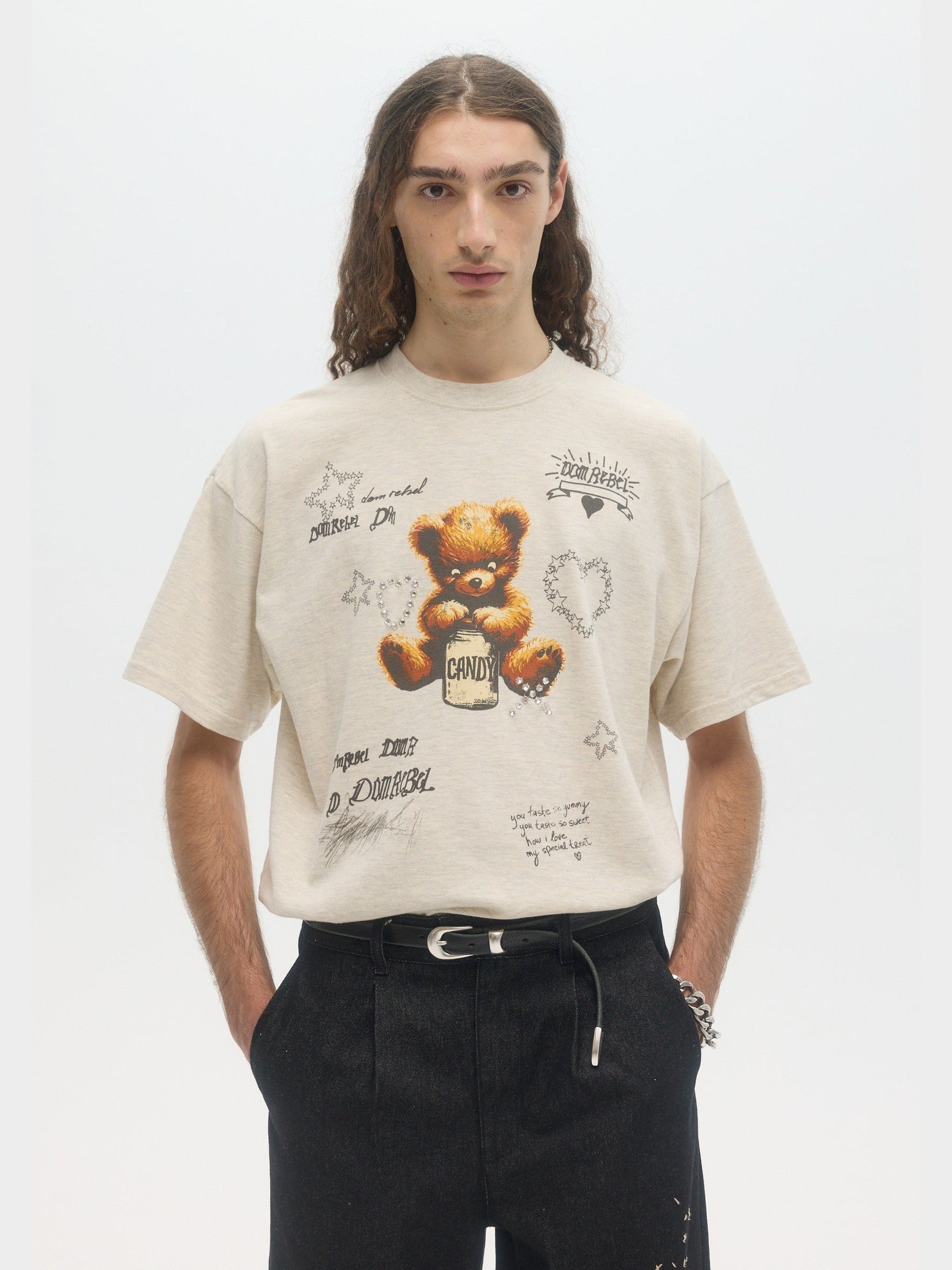 Treats t-shirt greige