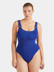 Domino swim with fabric covered hoops