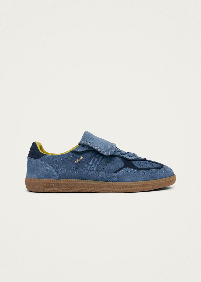 TB.490 CLUB SUEDE BLUE LEATHER SNEAKERS