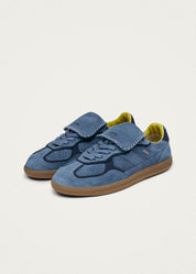 TB.490 CLUB SUEDE BLUE LEATHER SNEAKERS