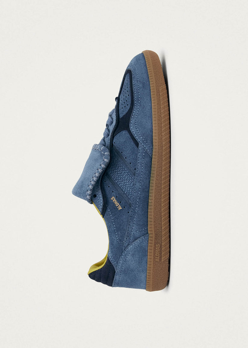 TB.490 CLUB SUEDE BLUE LEATHER SNEAKERS