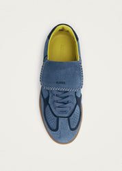 TB.490 CLUB SUEDE BLUE LEATHER SNEAKERS