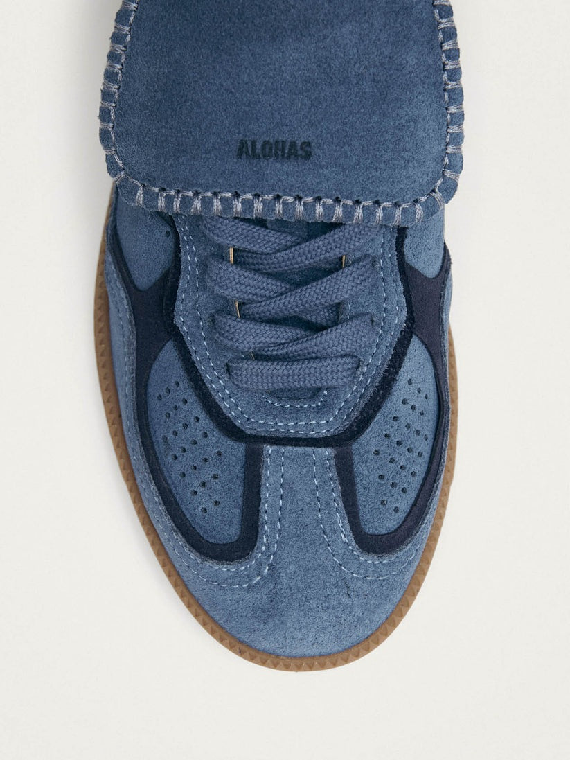 Tb.490 club suede blue leather sneakers