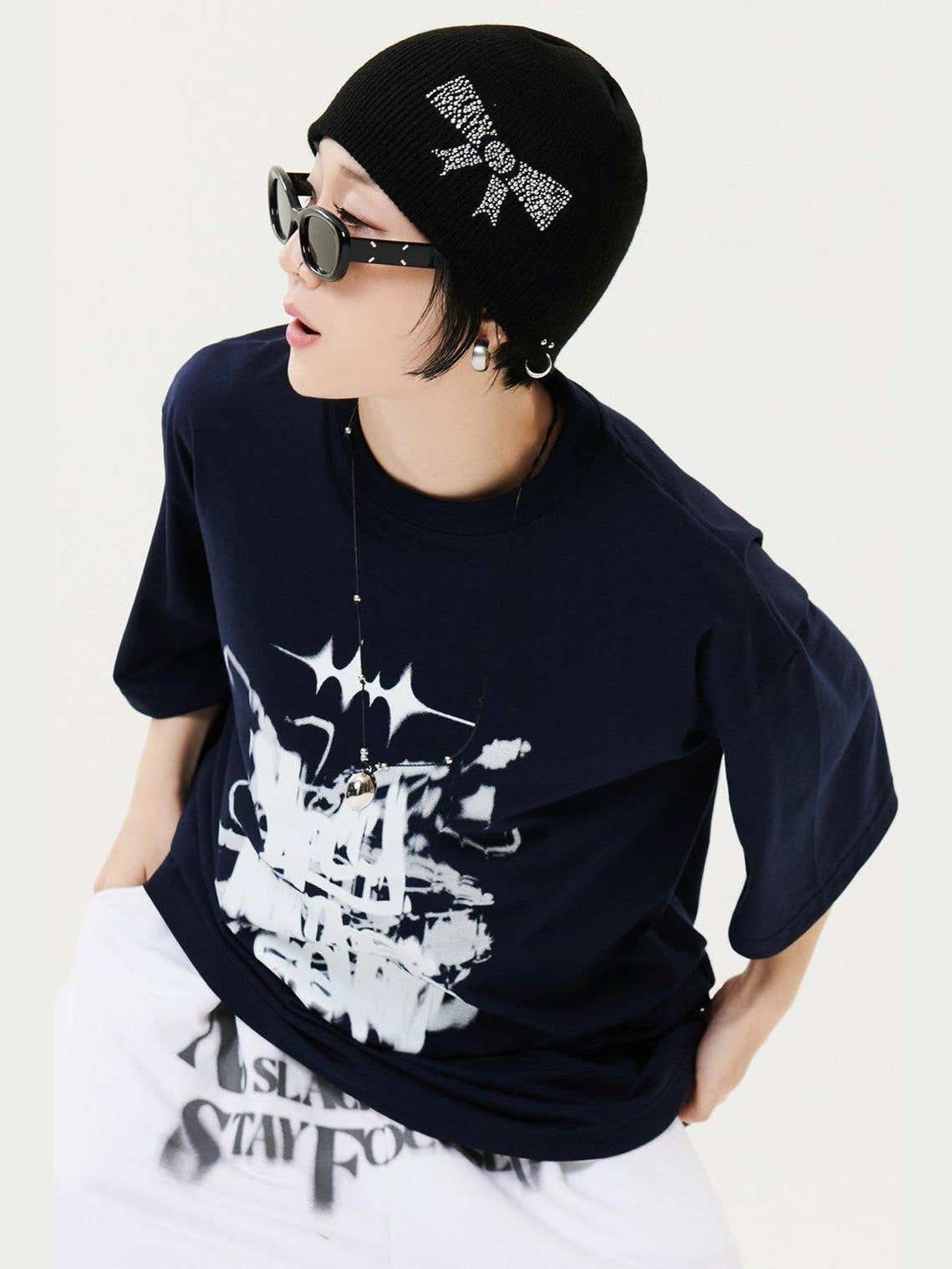 Oversized hip hop dance studio vintage graphics