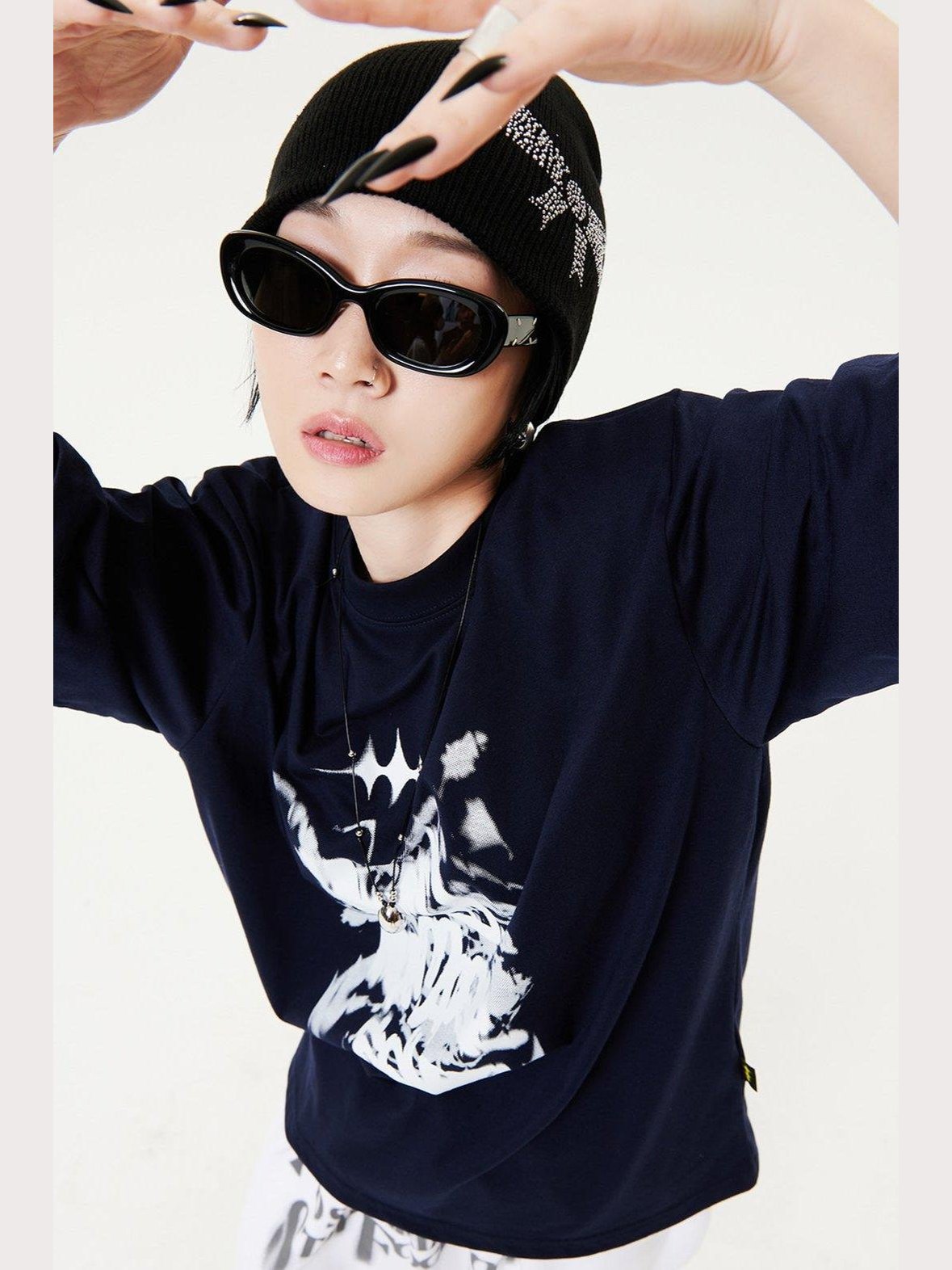 Oversized hip hop dance studio vintage graphics
