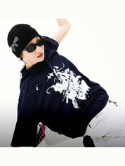Oversized hip hop dance studio vintage graphics