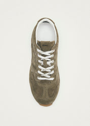 TB.56 SUEDE KHAKI LEATHER SNEAKERS