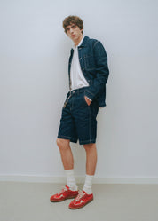 TB.490 RIFE SHEEN RED LEATHER SNEAKERS