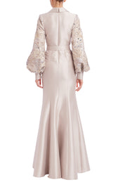 Belted Mermaid Shirt Gown