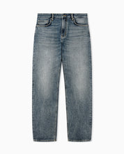 Five-pocket denim jeans regular fit with whiskering
