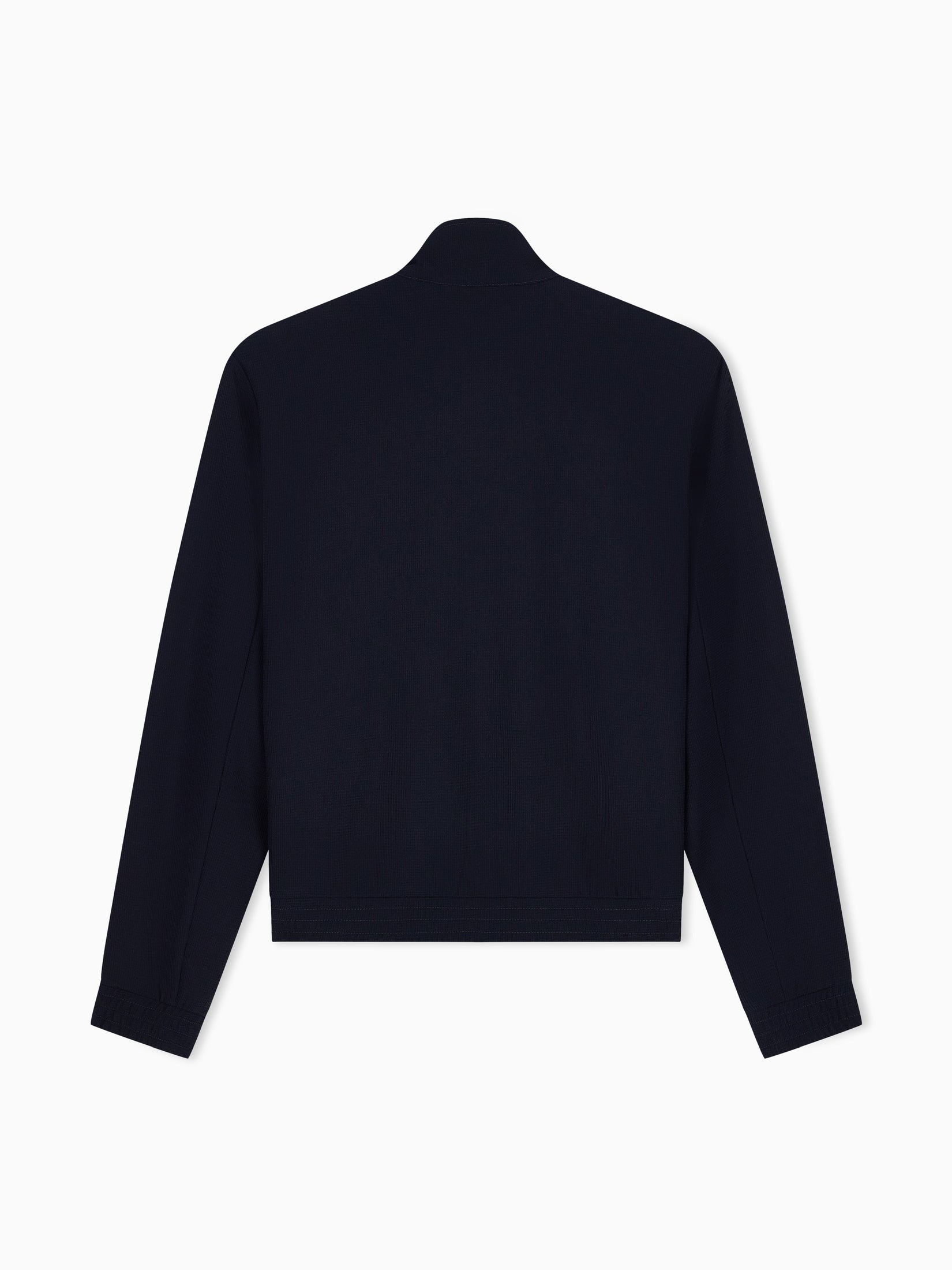 Full-zip blouson in 3d crepe jersey Signature Capsule