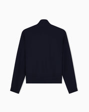 Full-zip blouson in 3d crepe jersey Signature Capsule
