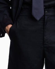 Bermuda shorts in Tencel jacquard with a regular fit