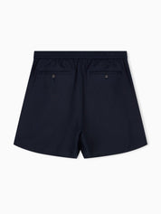 Bermuda shorts in Tencel jacquard with a regular fit