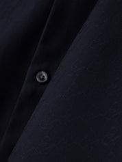 Shirt in lyocell jacquard with a regular fit
