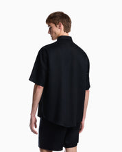 Shirt in lyocell jacquard with a regular fit