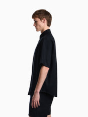 Shirt in lyocell jacquard with a regular fit