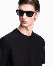 Jersey Jacquard T-Shirt with All-Over Motif