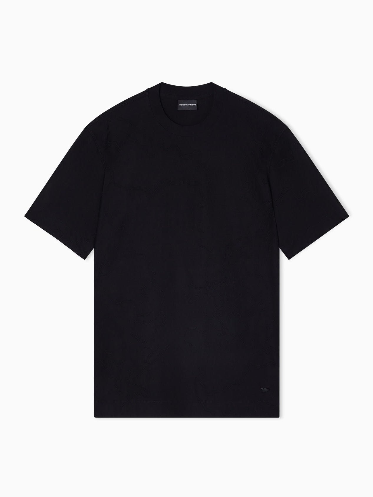 Jersey Jacquard T-Shirt with All-Over Motif
