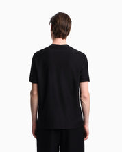 Jersey Jacquard T-Shirt with All-Over Motif