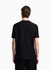 Jersey Jacquard T-Shirt with All-Over Motif