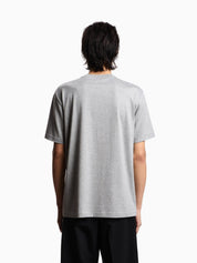 Jersey T-shirt with op-art embroidery