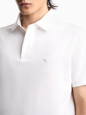 Regular fit piqué polo shirt