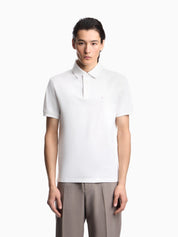 Regular fit piqué polo shirt