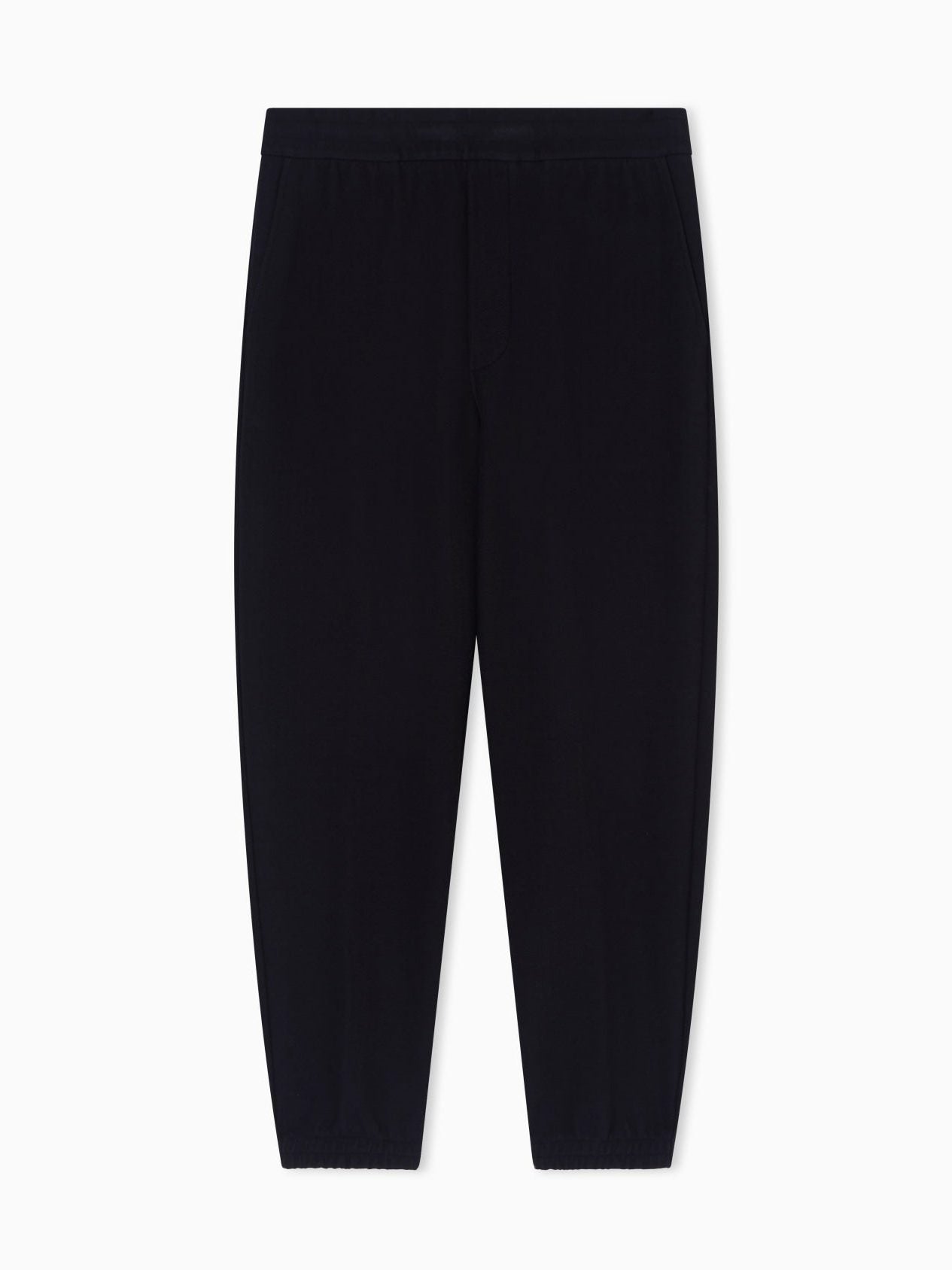 Lyocell-blend jacquard interlock jersey joggers