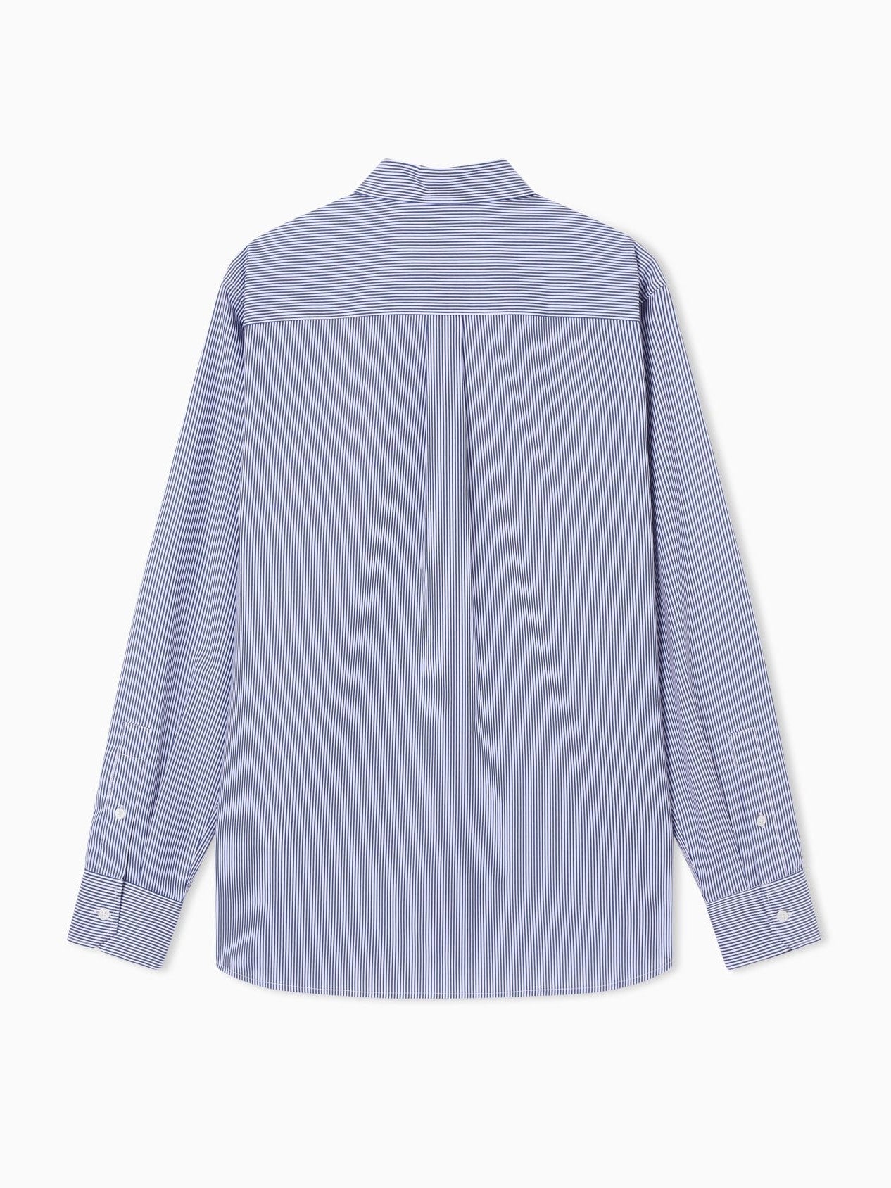 Travel Essential striped button-down shirt