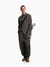 All-over print Lyocell-blend trousers