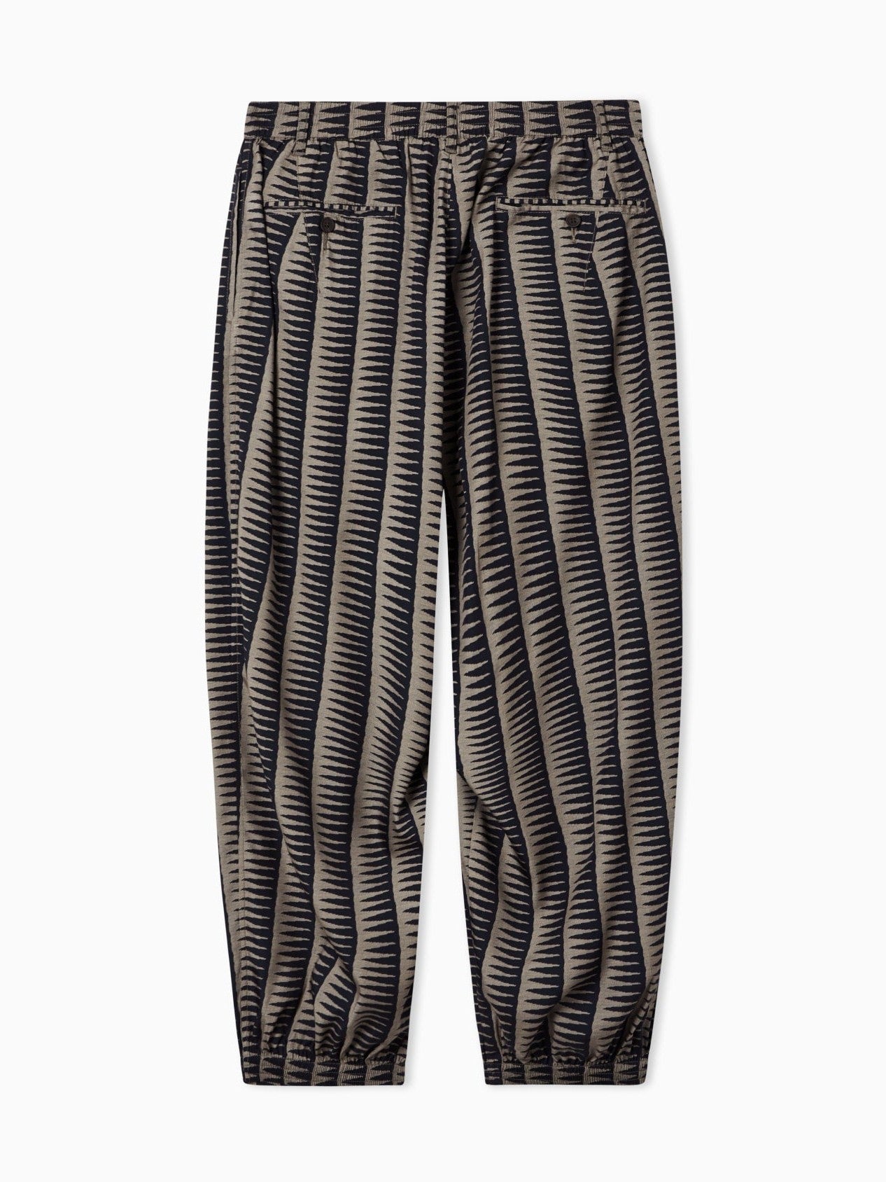 All-over print Lyocell-blend trousers