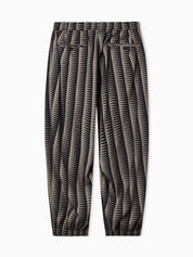 All-over print Lyocell-blend trousers