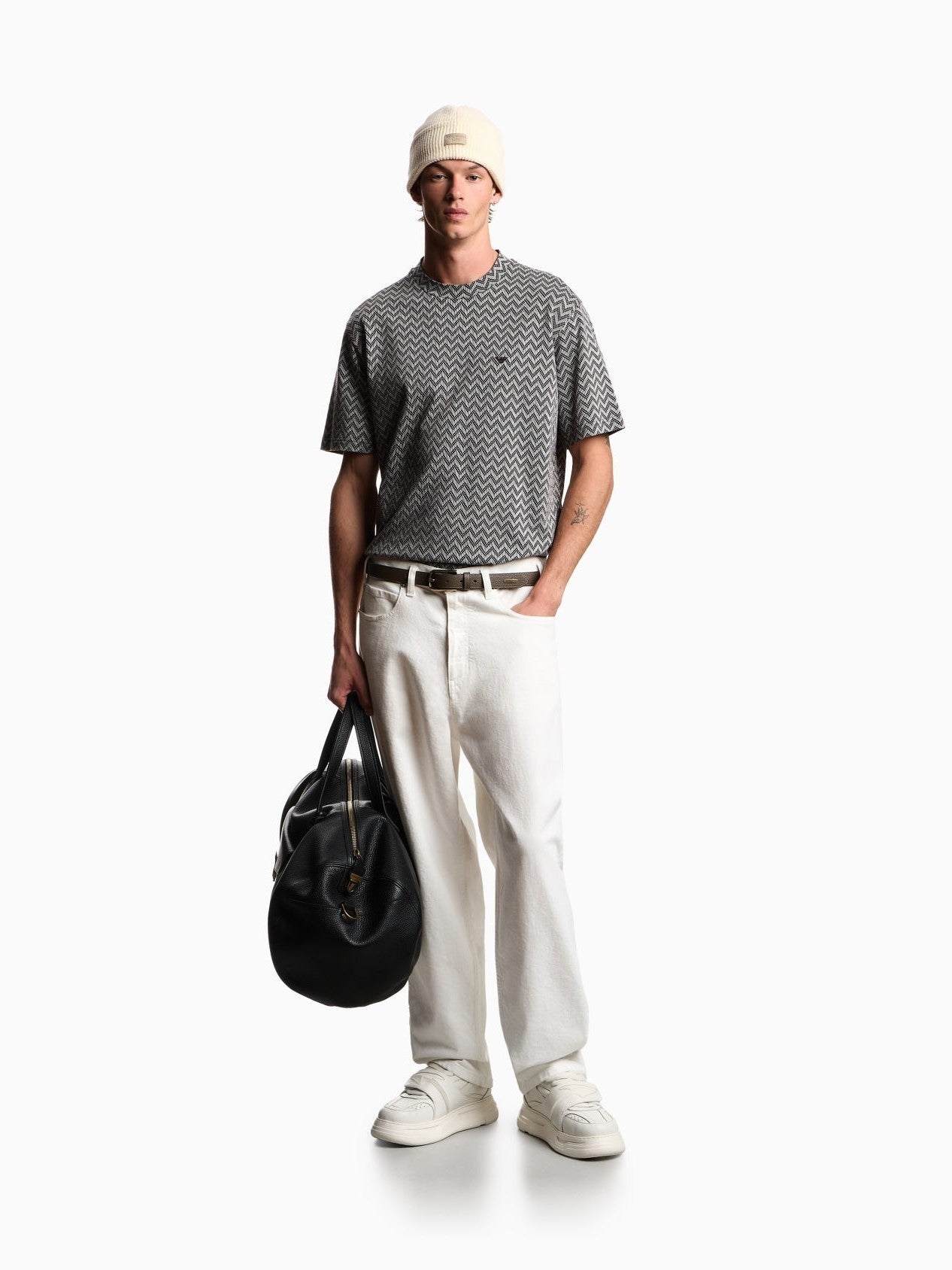 Icon jacquard jersey T-shirt