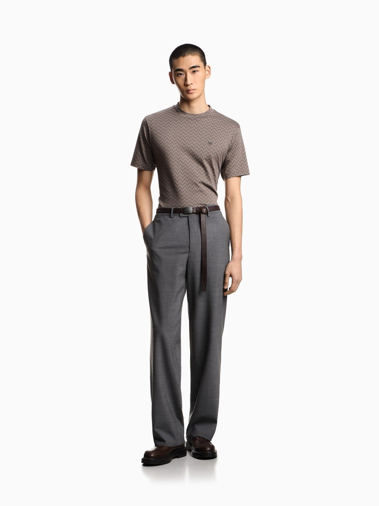 Icon jacquard jersey T-shirt