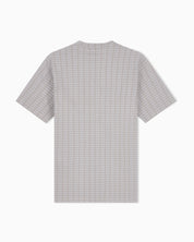 Jersey jacquard knit-effect T-shirt