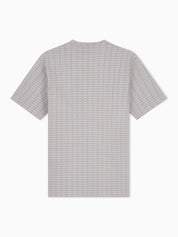Jersey jacquard knit-effect T-shirt