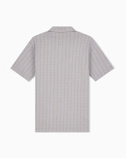 Polo in mouliné jacquard jersey