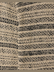 Jacquard motif loose knit jumper
