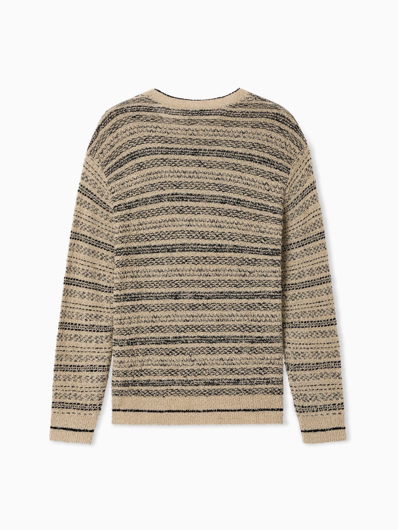 Jacquard motif loose knit jumper