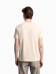 Slim-fit, heavy jersey T-shirt with logo signature embroidery