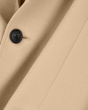 Seersucker blazer with down padding and a regular fit