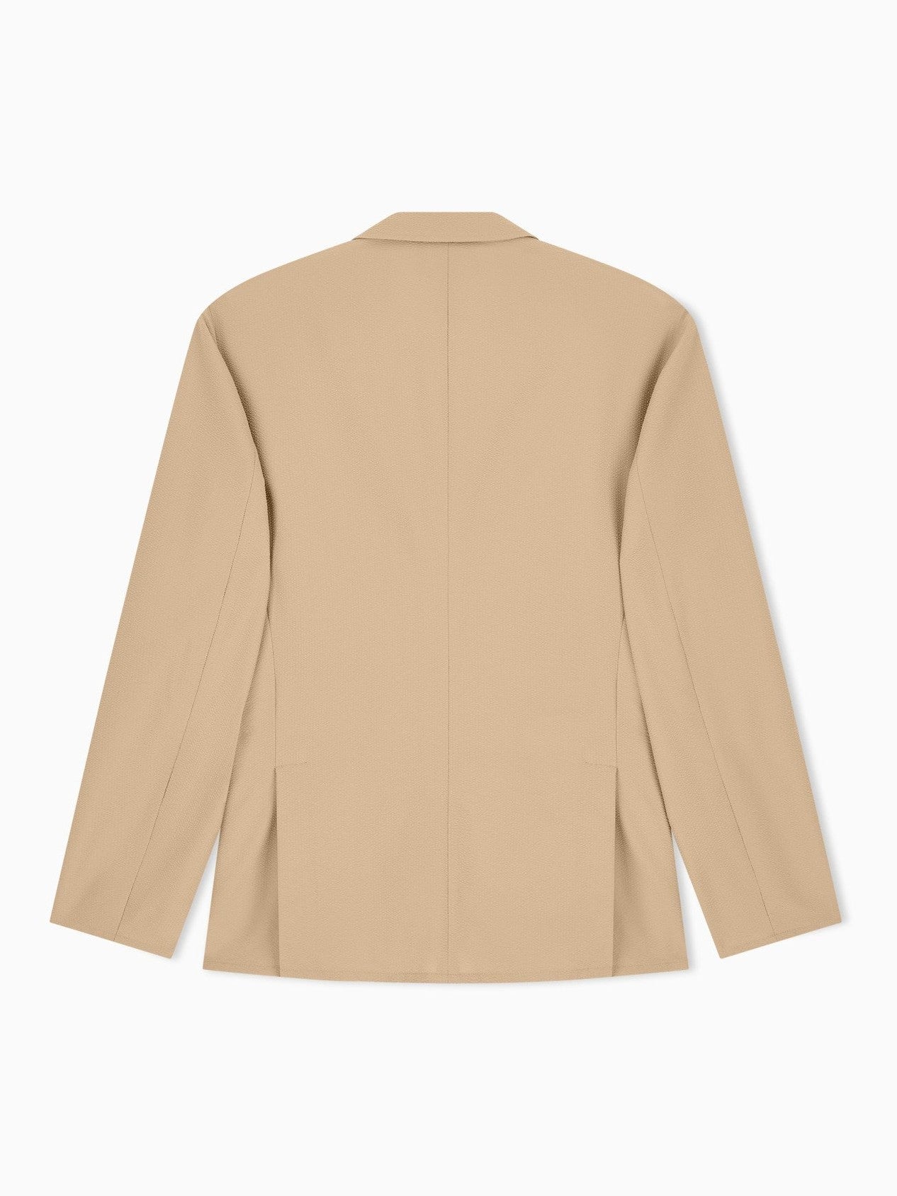 Seersucker blazer with down padding and a regular fit