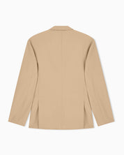 Seersucker blazer with down padding and a regular fit