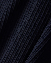 Polo collar sweater in wool and lyocell blend