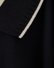 Piqué polo shirt with stripe detail on the collar