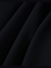 Seersucker shirt with down padding and rib details