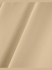 Seersucker trousers with down and feather padding
